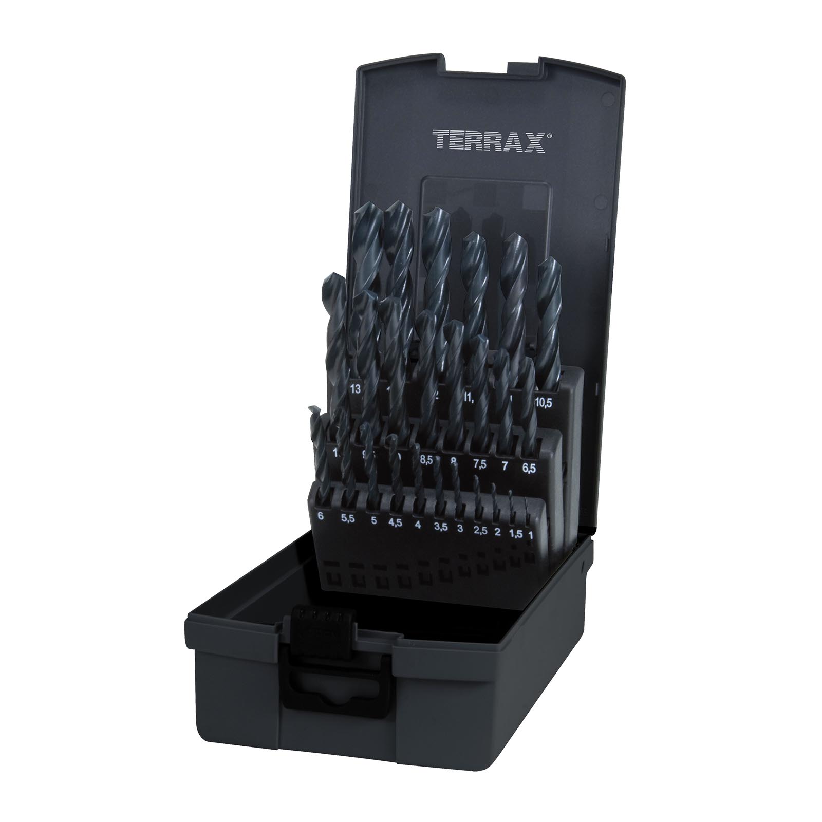 RUKO Sada vrtáků do kovu Terrax HSS-R 25 dílů | 1-13 mm, RUA205211RO