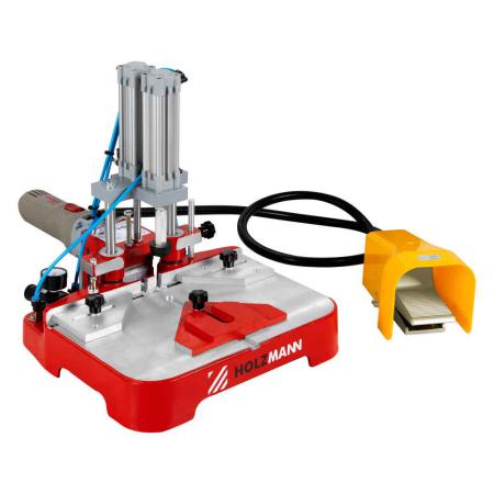 HOLZMANN Pneumatická frézka s dvojitou drážkou KNF2PNEU_230V