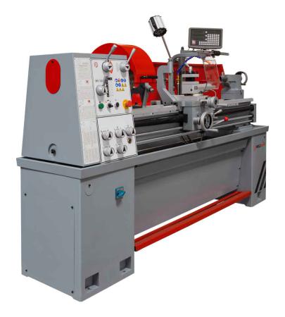 Soustruh na kov s 3-osou DRO ED1500KDIG, Holzmann 