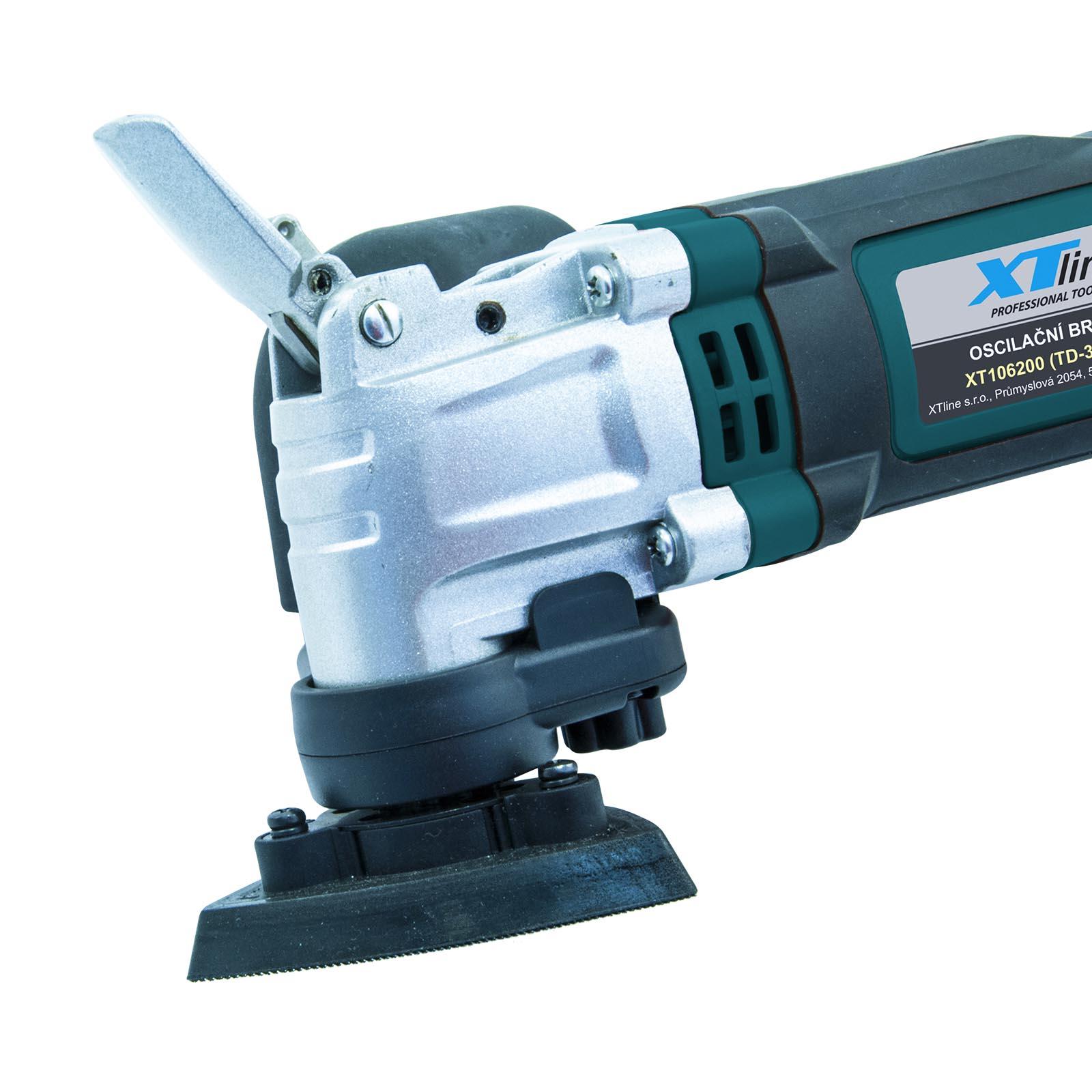 XTLINE Multifunkční bruska 400 W + příslušenství XT106200