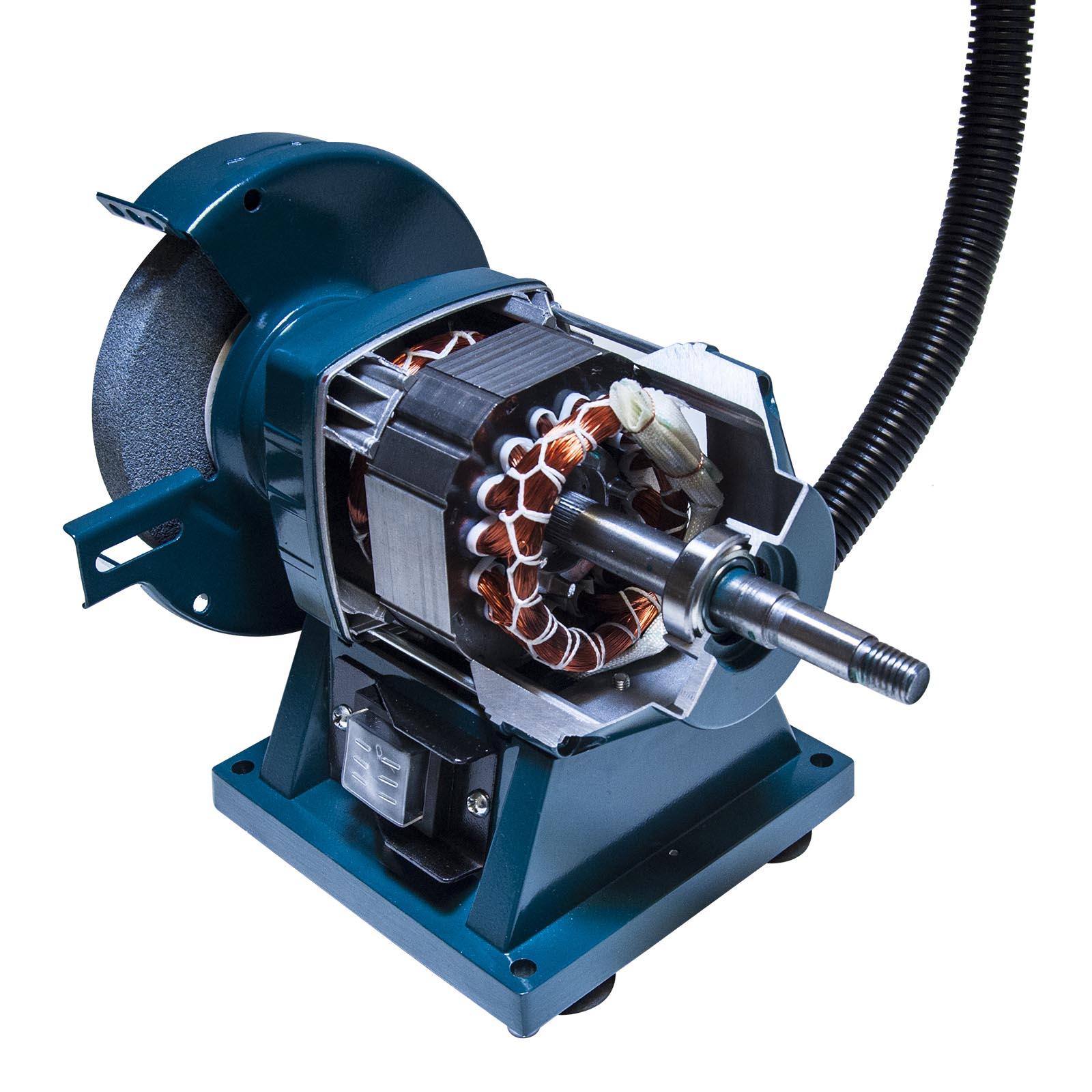 XTLINE Bruska stolní dvoukotoučová 300 W, 150 mm + lampa 40 W XT107150