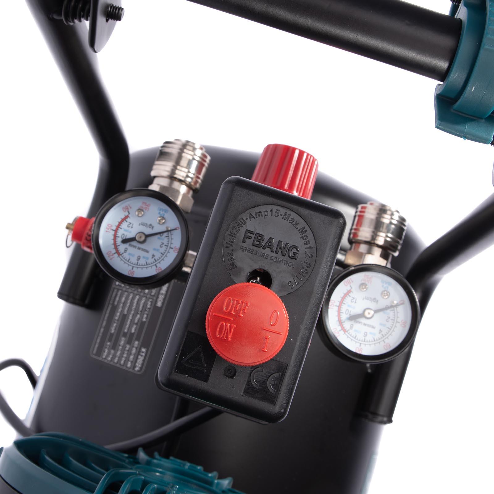 XTLINE Kompresor bezolejový 1450 W, 24 l