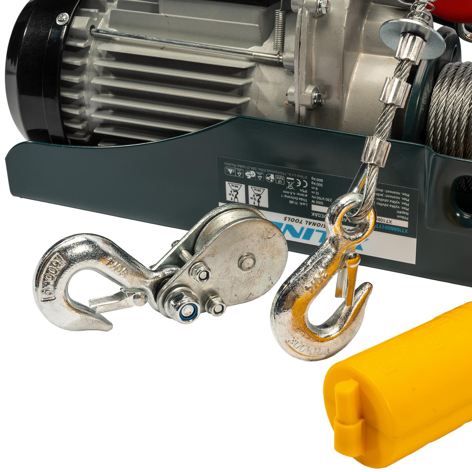 Lanový zvedák 1050 W, 600 kg