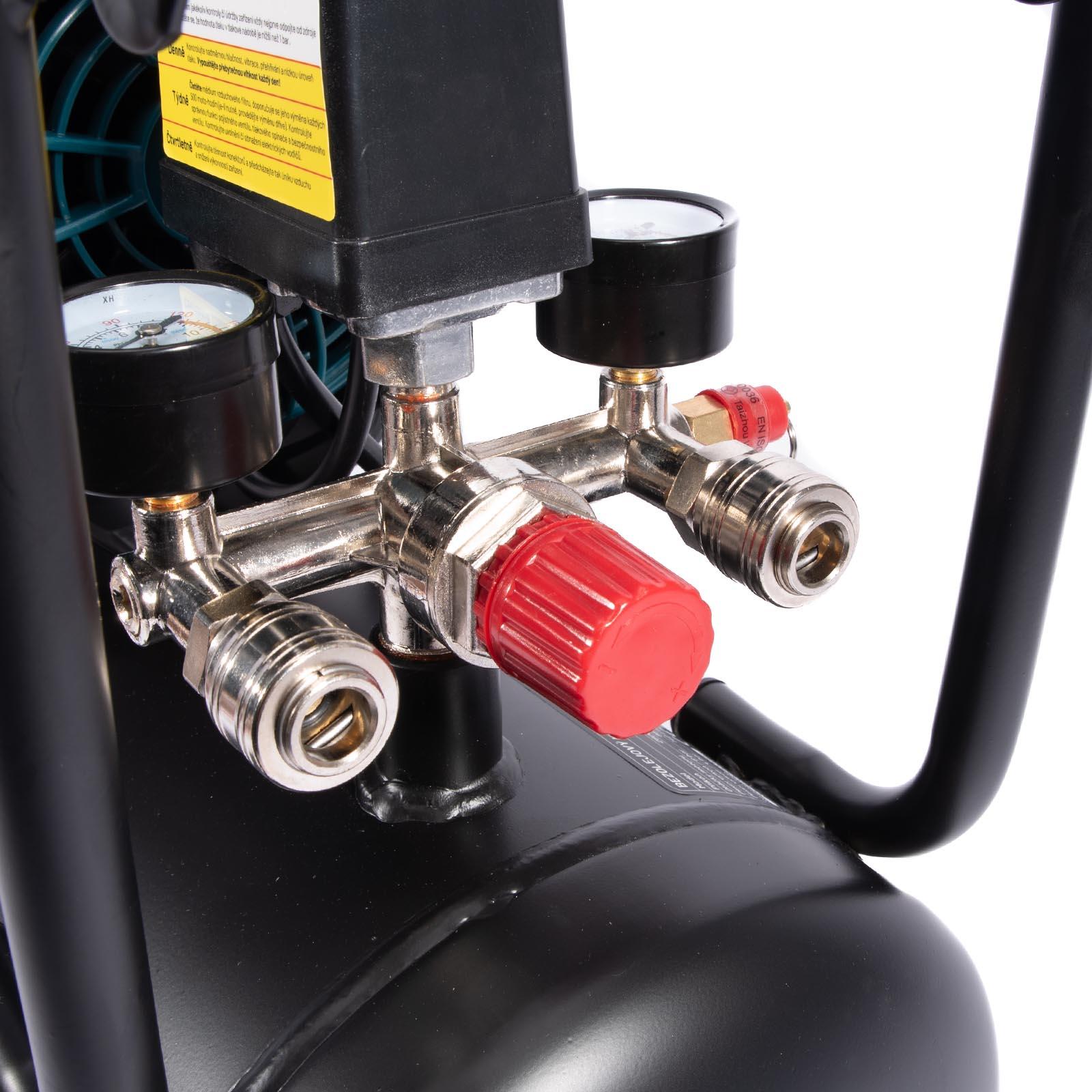 XTLINE Kompresor bezolejový 1450 W, 24 l