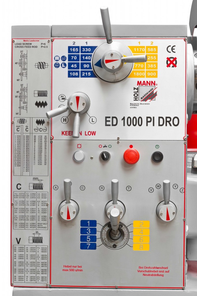 Soustruh na kov ED 1000PIDIG Holzmann
