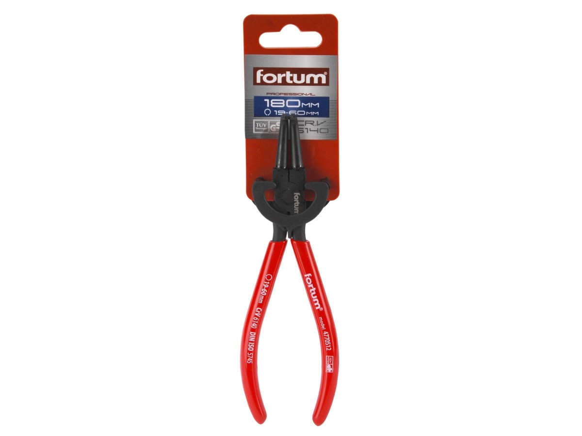 Kleště seeger zahnuté vnitřní 140 mm FORTUM 4770502