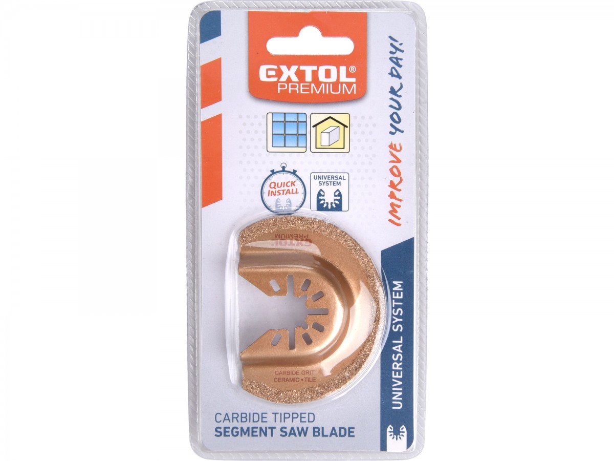 kotouč segmentový, 64mm, karbid, tvrdokov Extol Premium 8803862