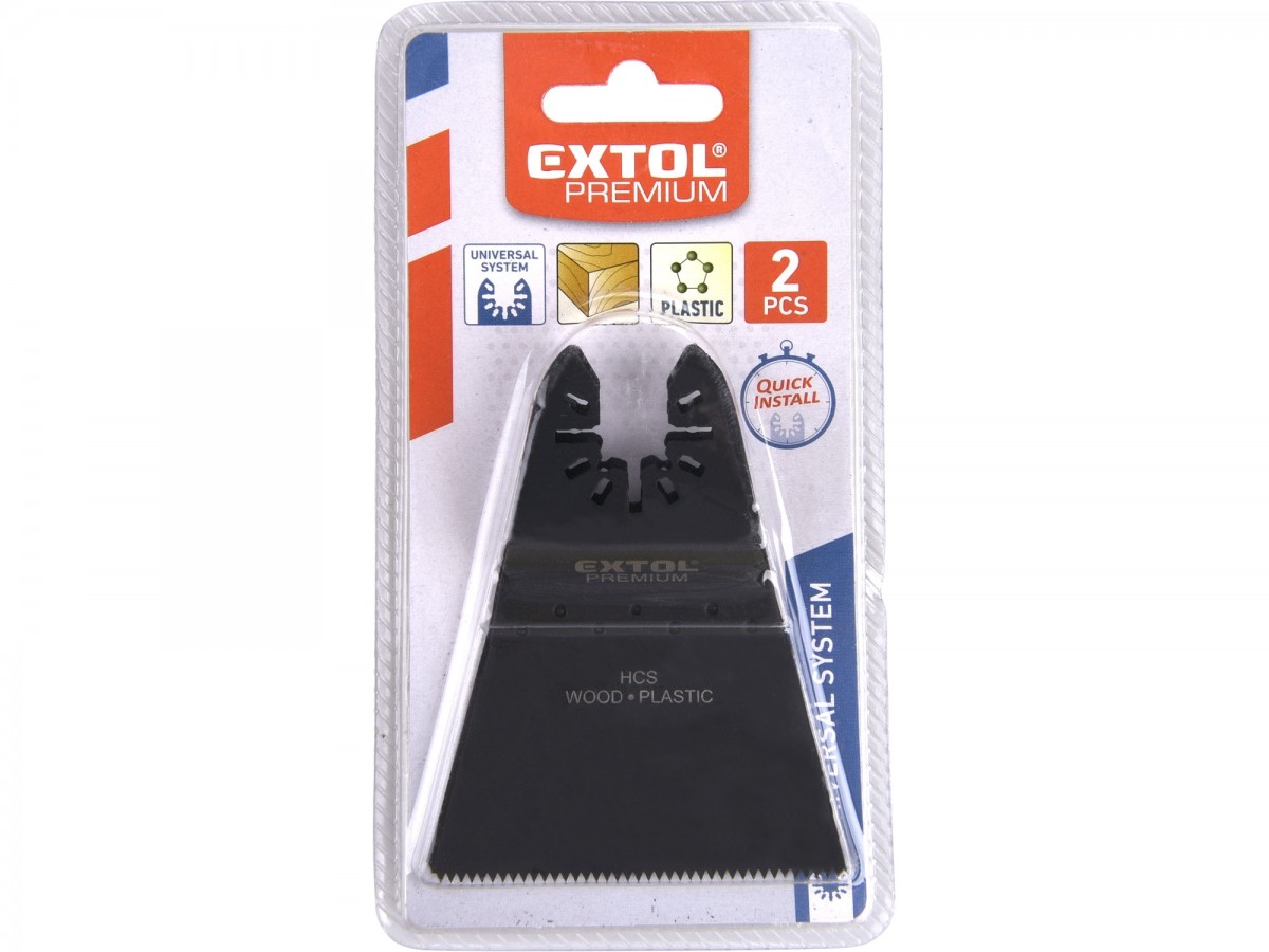 EXTOL PREMIUM list pilový zanořovací na dřevo 2ks, 65mm 8803853