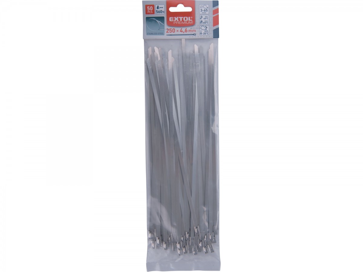 Extol Premium 8856276 250 x 4,6 mm 50 ks nerezové
