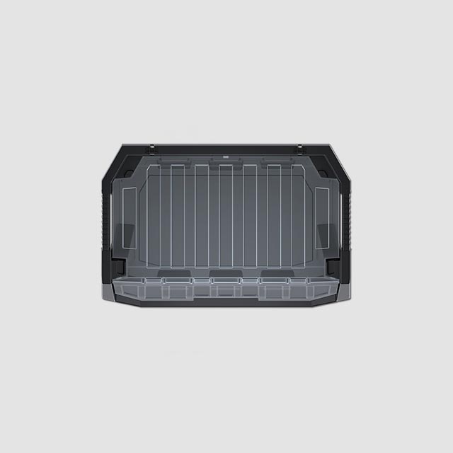 Plastový úložný box uzavíratelný TRUCK MAX PLUS 396x290x280mm