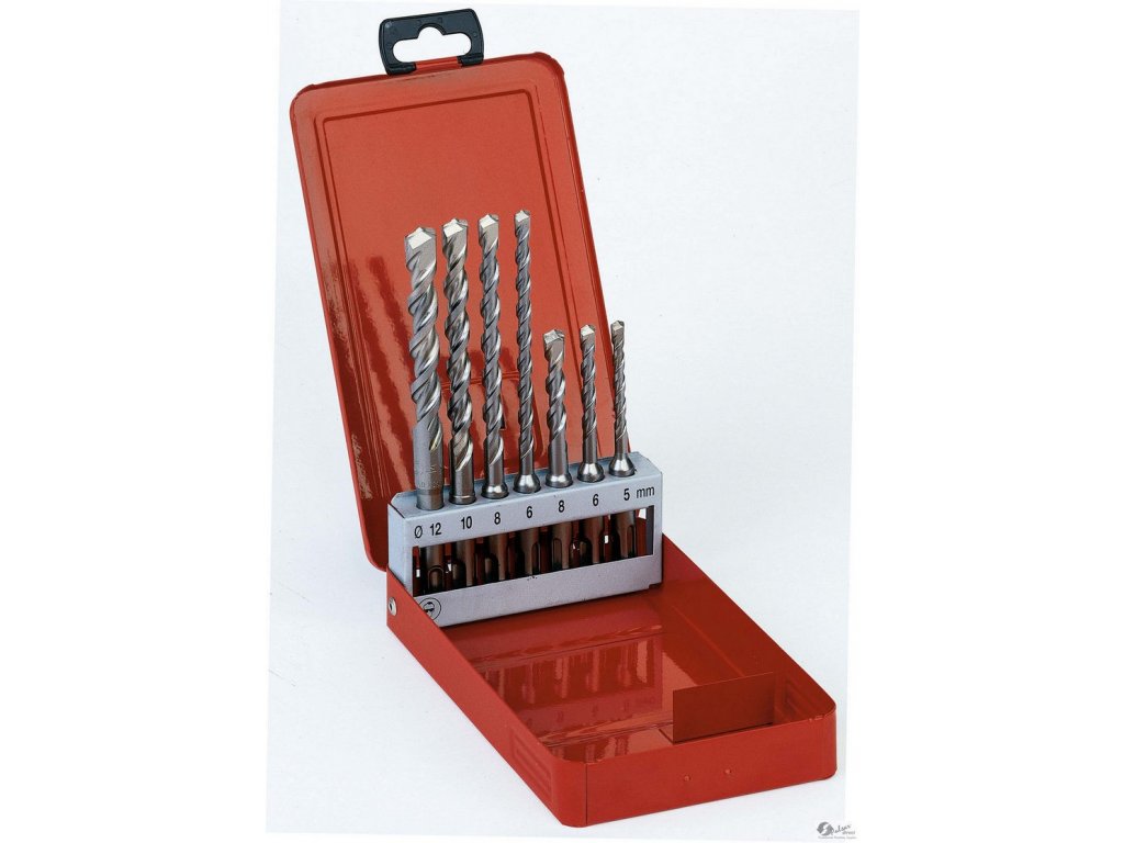 Sada vrtáků dvoubřitých SDS-Plus M2 - 7 ks 4932352339 Milwaukee