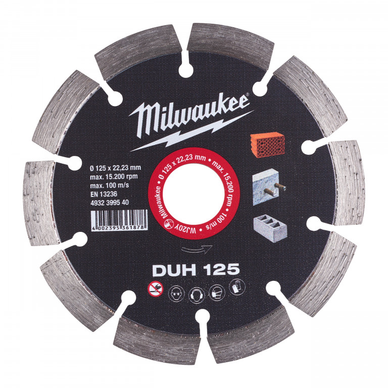 Kotouč 125x22,2x2,3 diamantový segmentový 4932399540 Milwaukee