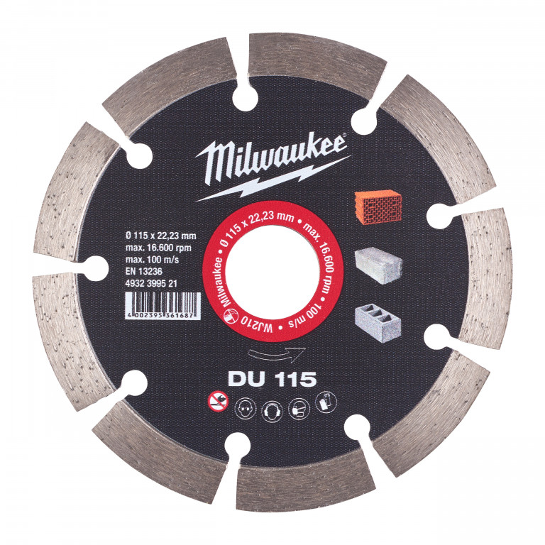 Kotouč 115x22,2x2,2 diamantový segmentový 4932399521 Milwaukee
