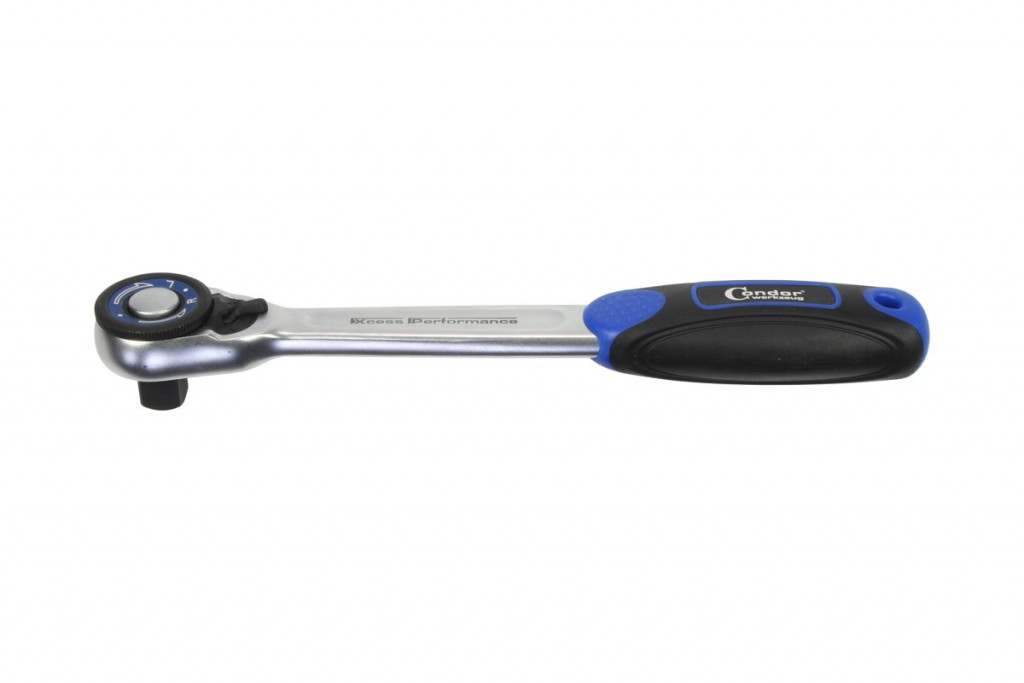 Ráčna 1/4", délka 140 mm, 72 zubů, s přepínací páčkou, s rotačním kroužkem