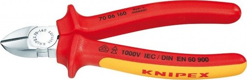 Kleště KNIPEX štípací stranové 160mm 7006160