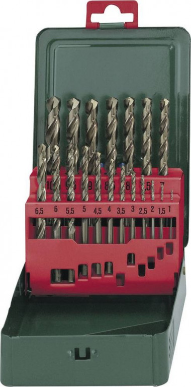 Metabo sada vrtáků HSS-Co 19 dílů 1-10mm po 0,5mm 627157