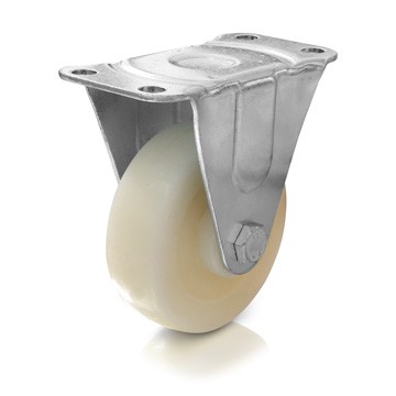 Kolo nylonové 75mm/110kg bílé otočné
