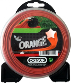Žací struna Oregon 5-hran oranžová 1,3mmx15m