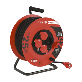 Prodlužovací kabel gumový na bubnu 230V/25m