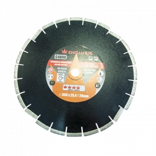 Diamantový kotouč na asfalt 350x25,4 mm, výška segmentů 10 mm