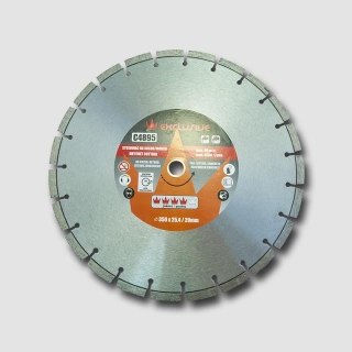Diamantový kotouč na beton 400x25,4 mm, výška segmentu 10 mm