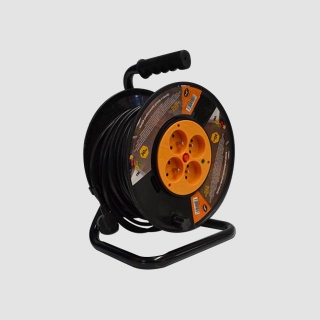 Prodlužovací kabel 20m 4 zás.,na bubnu