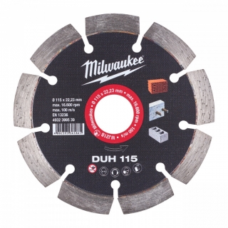 Kotouč 115x22,2x2,2 diamantový segmentový 4932399539 Milwaukee