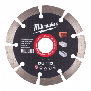 Kotouč 115x22,2x2,2 diamantový segmentový 4932399521 Milwaukee
