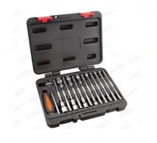 Sada hlavic 1/4" prodloužená stopka 09-139 NEO tools