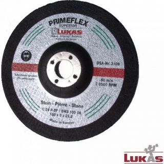 Kotouč brusný na kámen 180x4x22,2mm PRIMEFLEX LUKAS